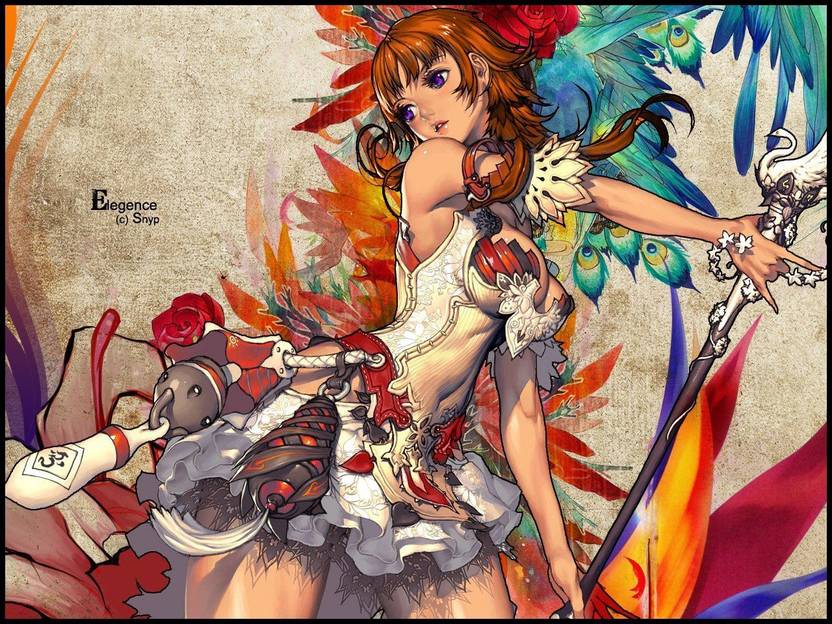 Ashd Anime Snyp Colorful Magna Carta Wall Poster Paper Print