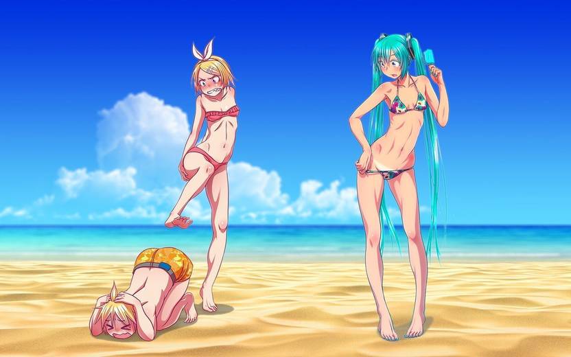 Ashd Anime Anime Hatsune Miku Vocaloid Kagamine Len Kagamine