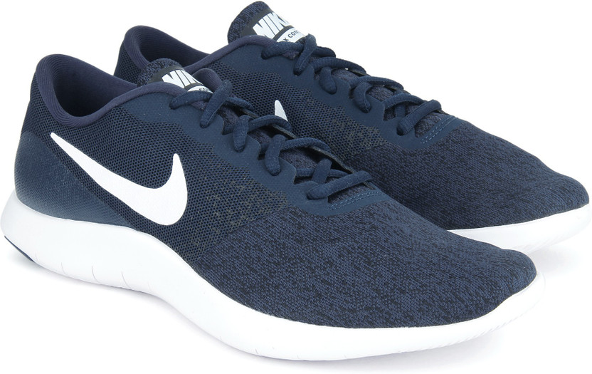 Nike flex contact navy blue running shoes clearance