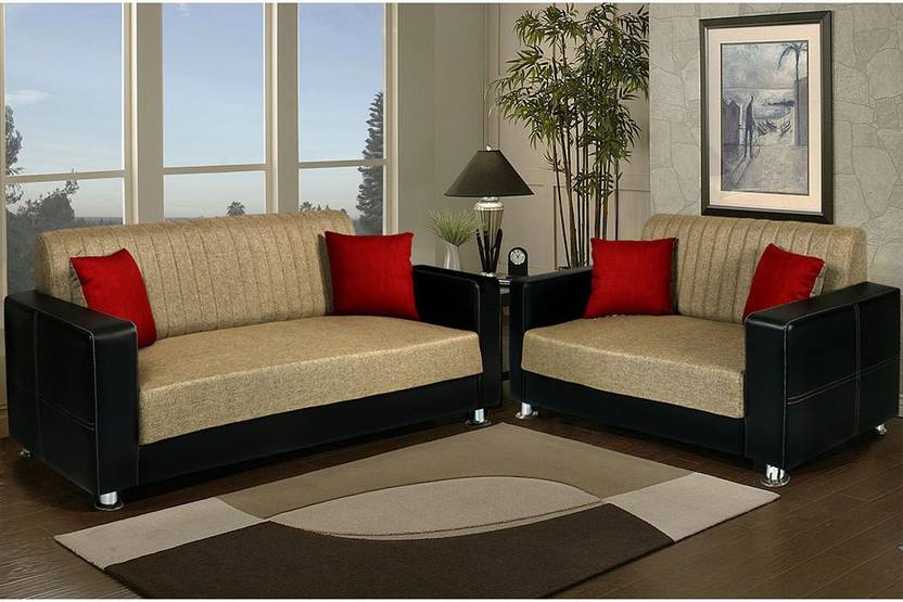 Peachtree Fabric 3 2 Beige Sofa Set Price In India Peachtree Fabric 3 2 Beige Sofa Set