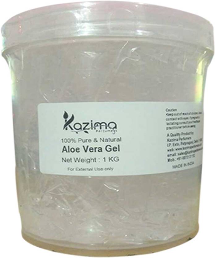Kazima Pure Natural Raw Aloe Vera Gel 1kg Ideal For Skin