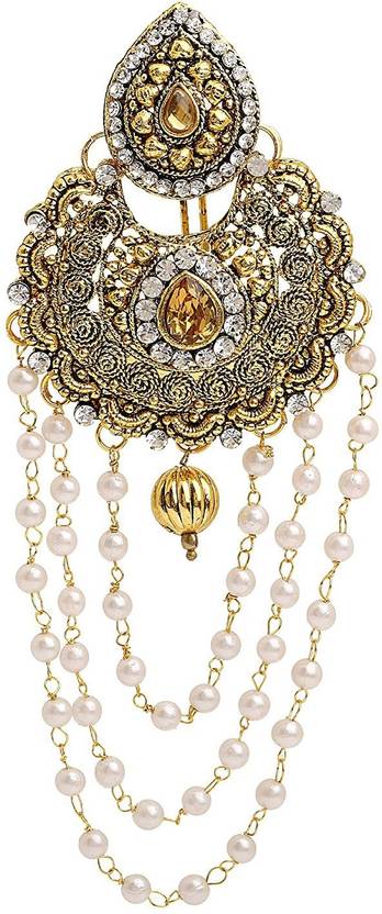 Sanjog Bahubali Inspired Traditional Hair Juda Brooch For Women