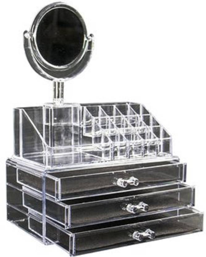 Zevora Cosmetic Organizer Makeup Storage Box Lipstick Holder 3