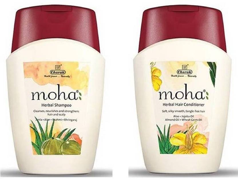 Moha Herbal Shampoo Herbal Hair Conditioner Combo 100gm 100gm