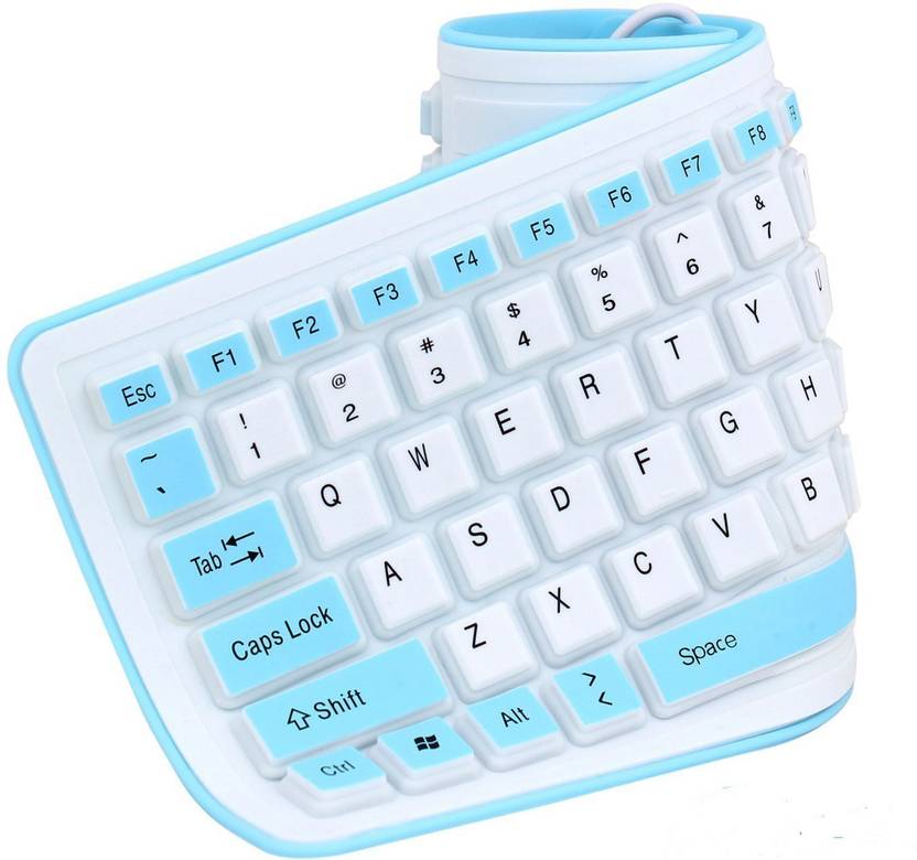 VibeX ® Air Pro flexible Mini Bluetooth keyboard Portable Silicone