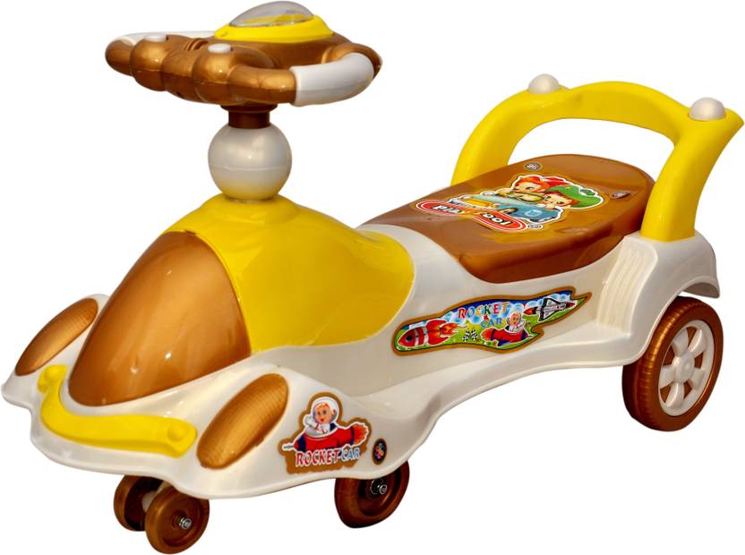 TOYSHINE Rocket Look Musical Magic Car For Kids {Cream} Rocket Look
