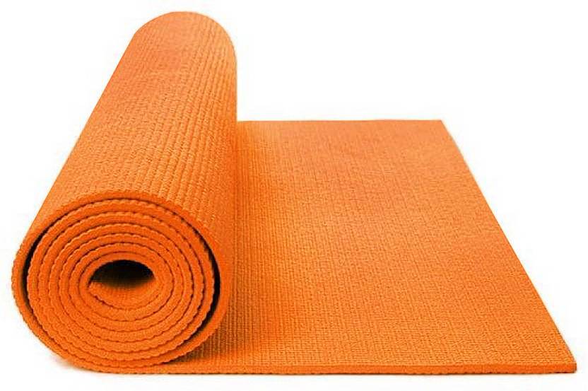 Emmquor 5 Mm Orange Color Yoga Mat Orange 5 Mm Yoga Mat Buy