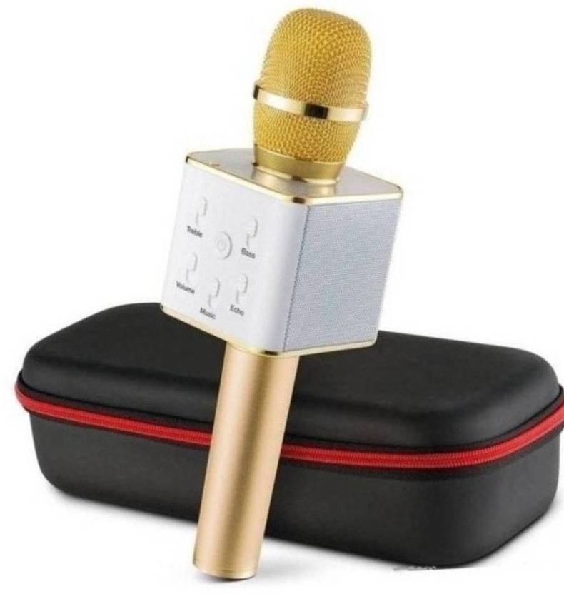 NEXT TECH Wireless Bluetooth Karaoke Singing Mic With InBuilt Speaker