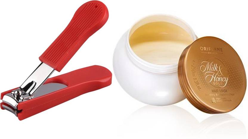 Oriflame Sweden Milk Honey Gold Hair Mask 250ml 31710 With Nail