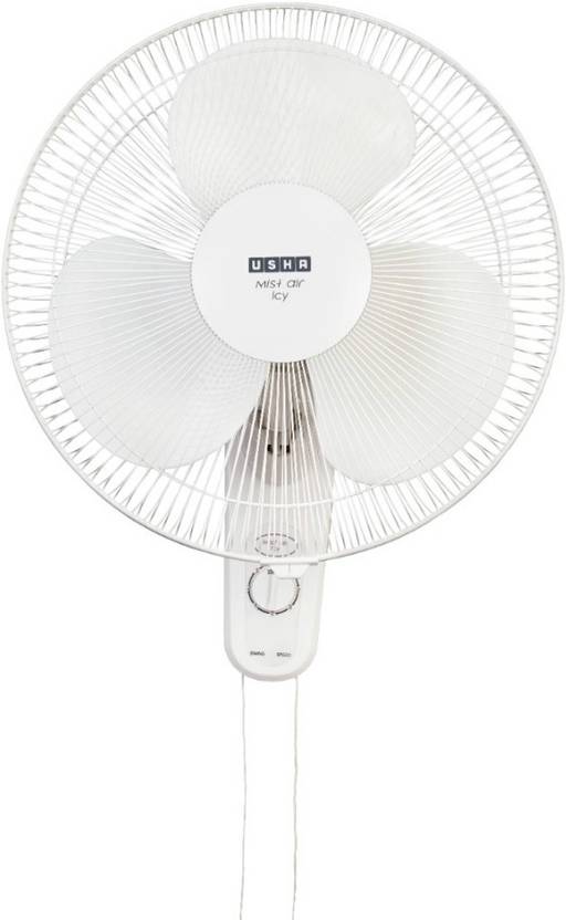 USHA Mist Air Icy 400 mm Ultra High Speed 3 Blade Wall Fan Price in