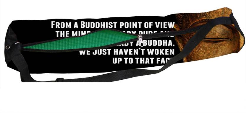 Orgner Poly Canvas Printed Yoga Mat Covers Design We Are