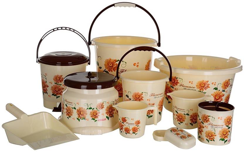 Rudraent Modwell Plastic Bathroom Set 10 Pieces Bucket Price Rudraent Modwell Plastic Bathroom Set 10 Pieces Bucket
