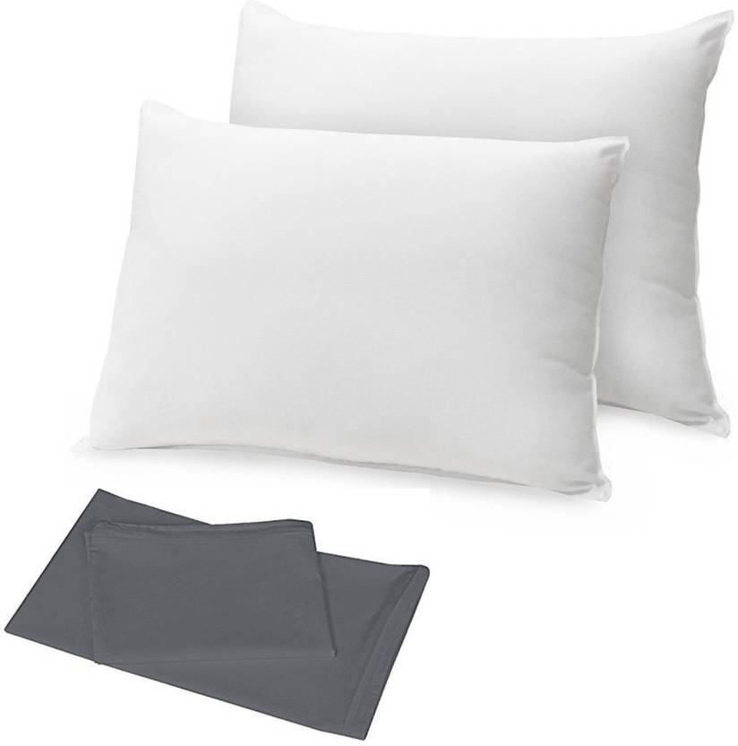 Avi Plain Microfibre Filled King Size Pillow Protector Price In