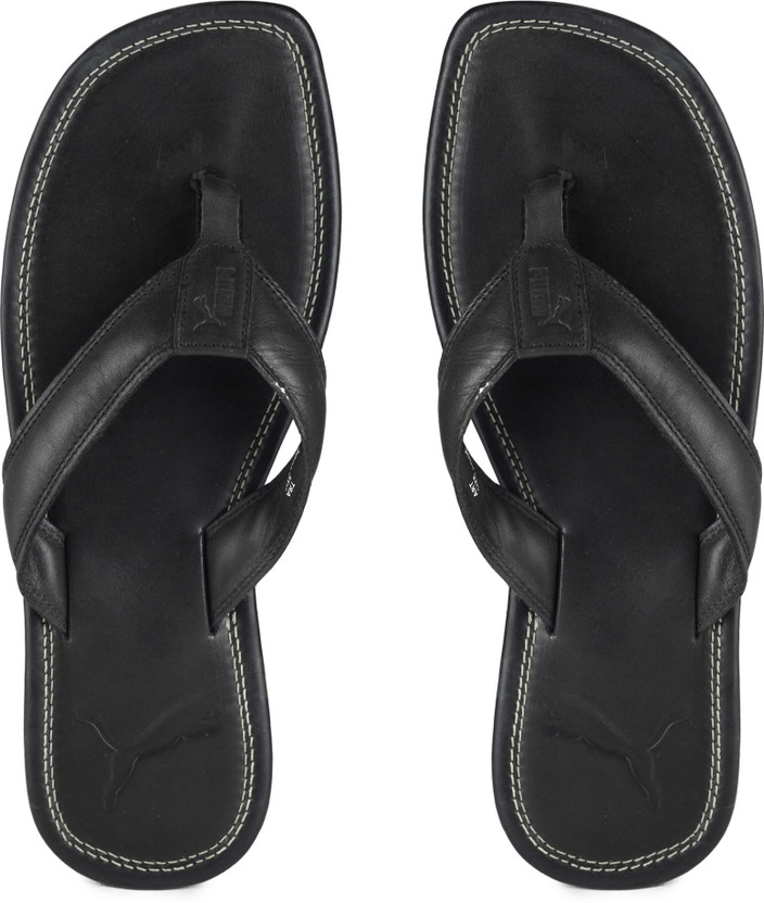 puma leather slippers