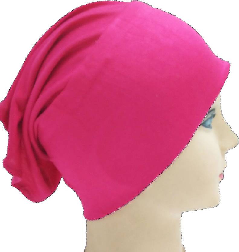 Cwen Collection Solid Hijab Tube Cap Cream Women Under Scarf Stole