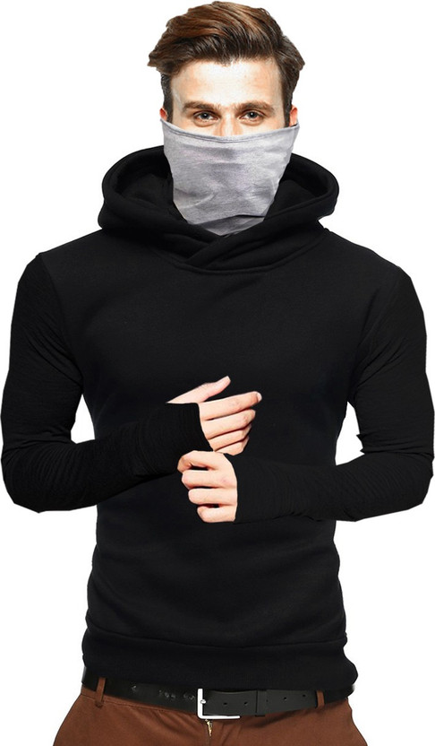 TRIPR Full Sleeve Solid Men Sweatshirt 