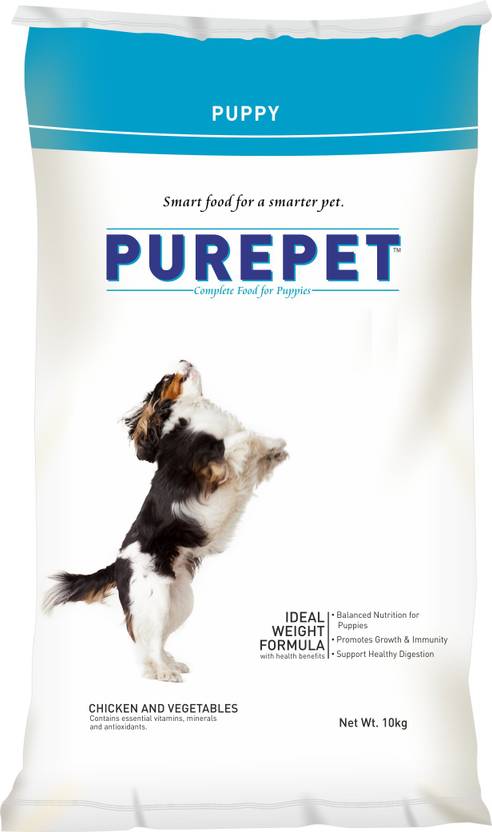 Purepet Puppy Chicken Vegetable 10 Kg Dry Dog Food Price In India
