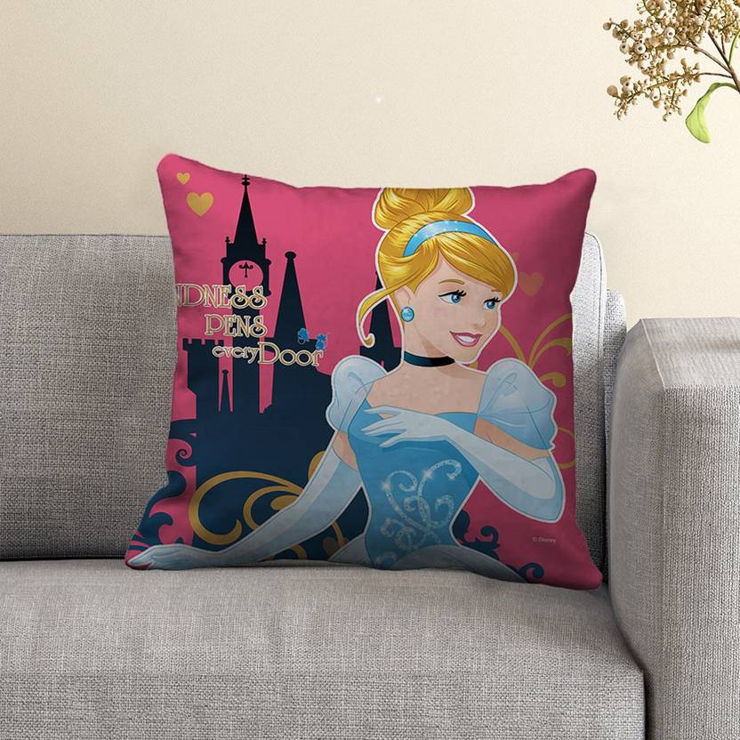 DISNEY Polyester Fibre Printed Back Cushion Pack of 1 Buy DISNEY
