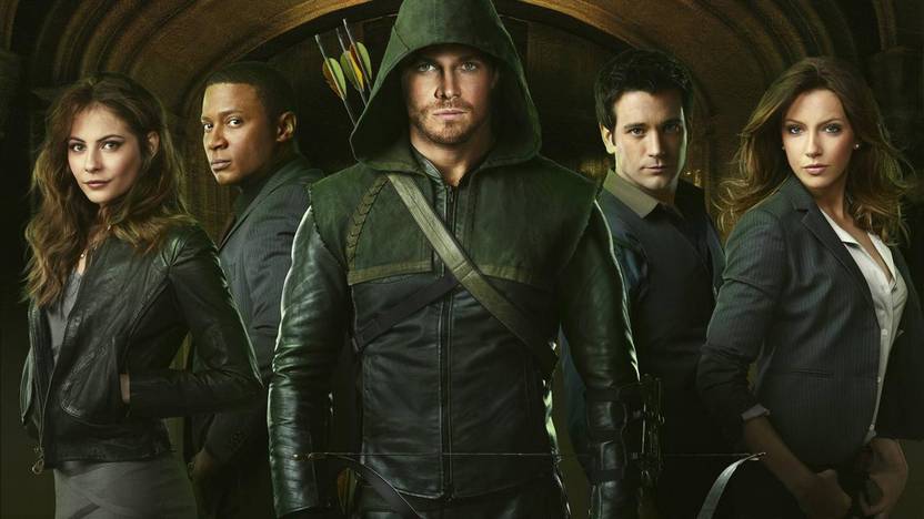 Tv Show Arrow Stephen Amell Green Arrow David Ramsey John Diggle