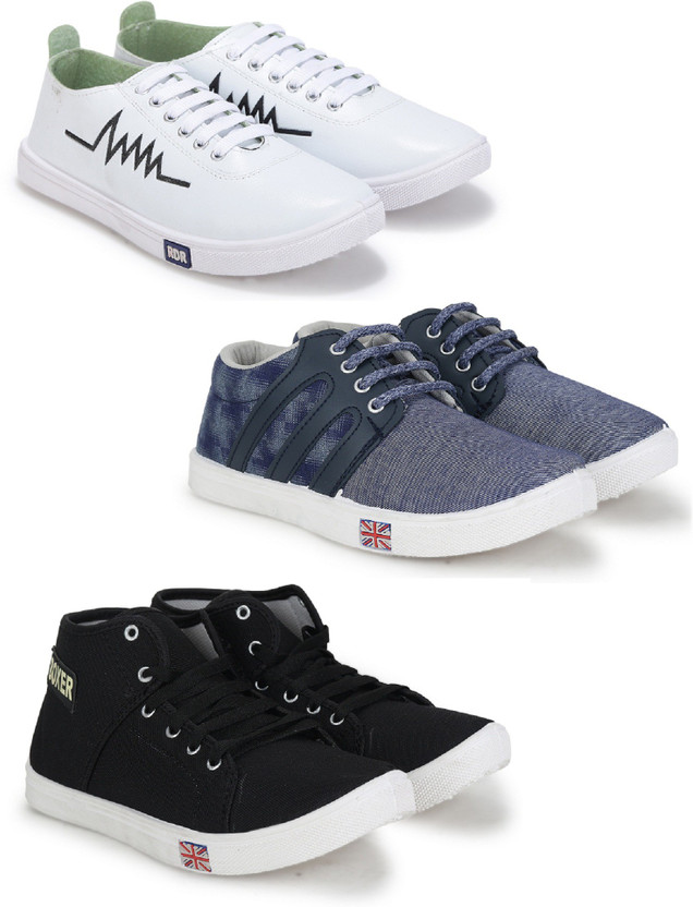 Treadfit Casual shoes combo of white 