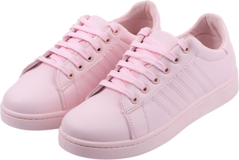 ladies pink canvas shoes