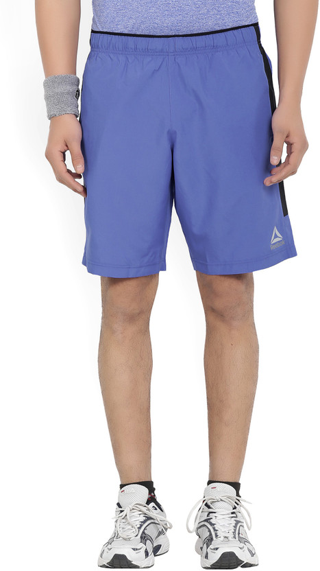 reebok shorts mens blue