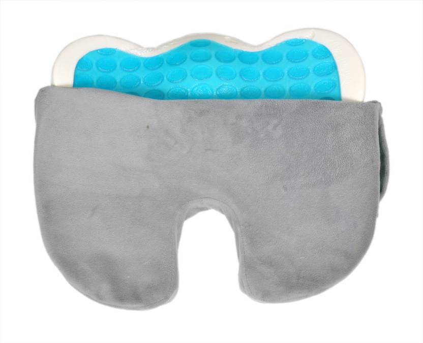 OrthoCushion Memory Foam Coccyx/Tailbone Cushion with Cooling Gel for