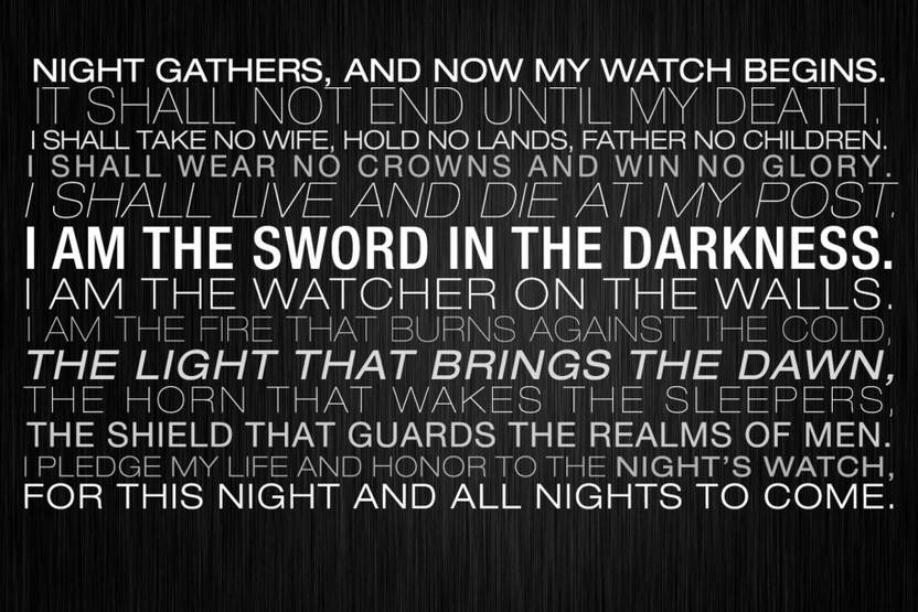 Pw Game Of Thrones Quotes Typography Wall Poster 13 19