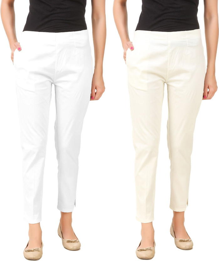 Q-Rious Regular Fit Women White, Cream 