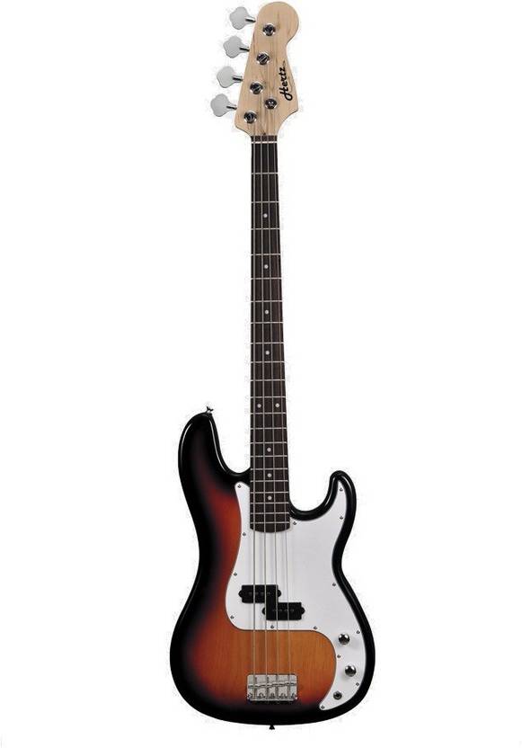 Hertz HZRB SB Bass GUitar Maroon Acoustic Bass Guitar Price in India