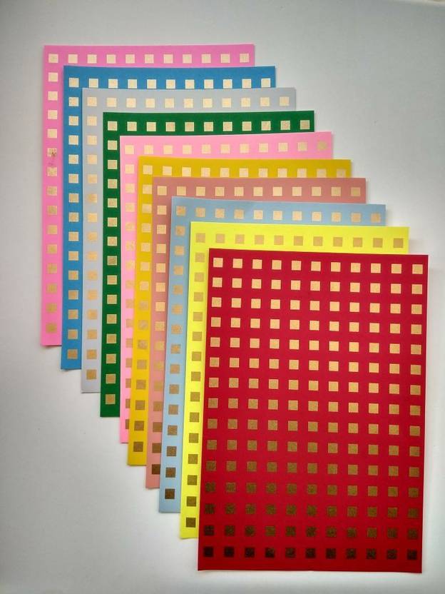Paraspapermart A4 Craft Paper With Printed Design For
