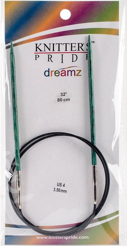 16 Knitters Pride 4//3.5mm Cubics Platina Fixed Circular Needles