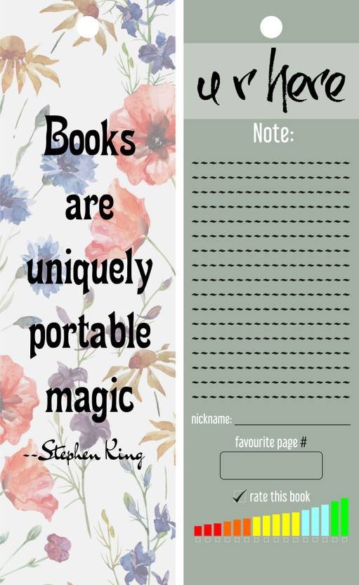 Theflauntstore Books Are Uniquely Portable Magic Bookmark4