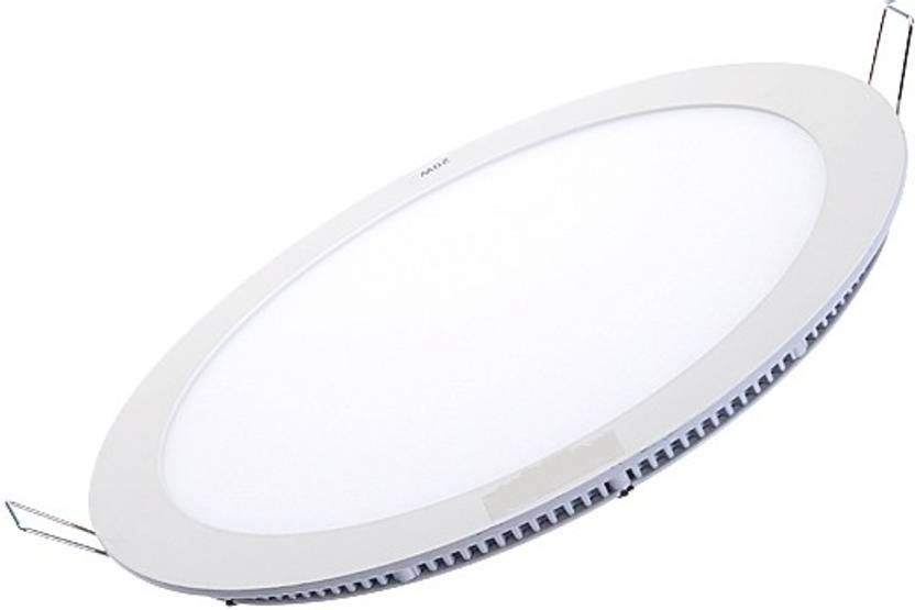 Skylite Premium 12w Round White Led Panel Recessed False Ceiling