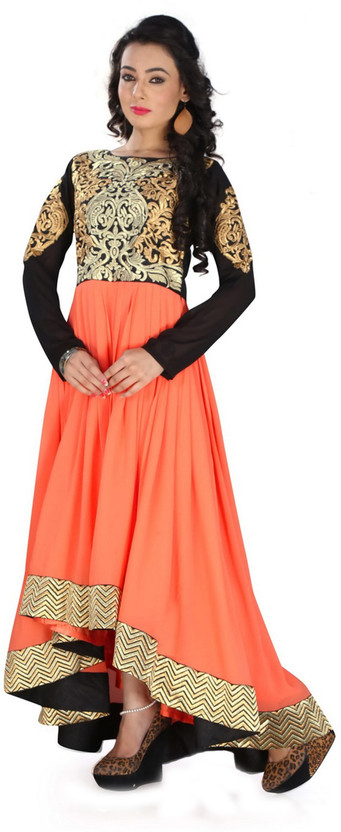 purva art anarkali gown