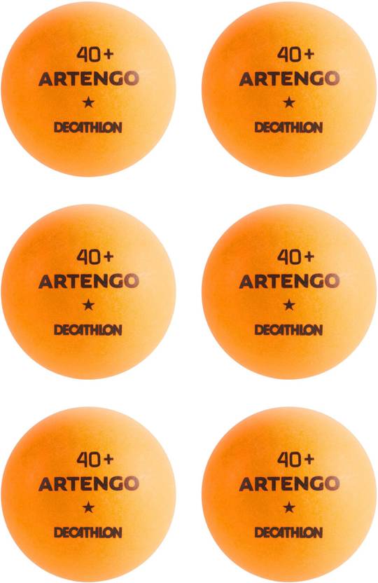 ARTENGO by Decathlon TTB 100* 40+ X6 Orange Table Tennis Ball Buy