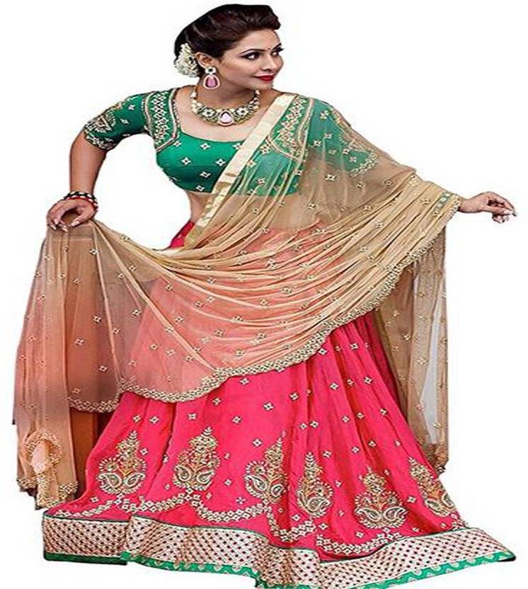 Fab Lasa Embroidered Semi Stitched Lehenga Choli And Dupatta Set Buy Fab Lasa Embroidered Semi Stitched Lehenga Choli And Dupatta Set Online At Best Prices In India Flipkart Com