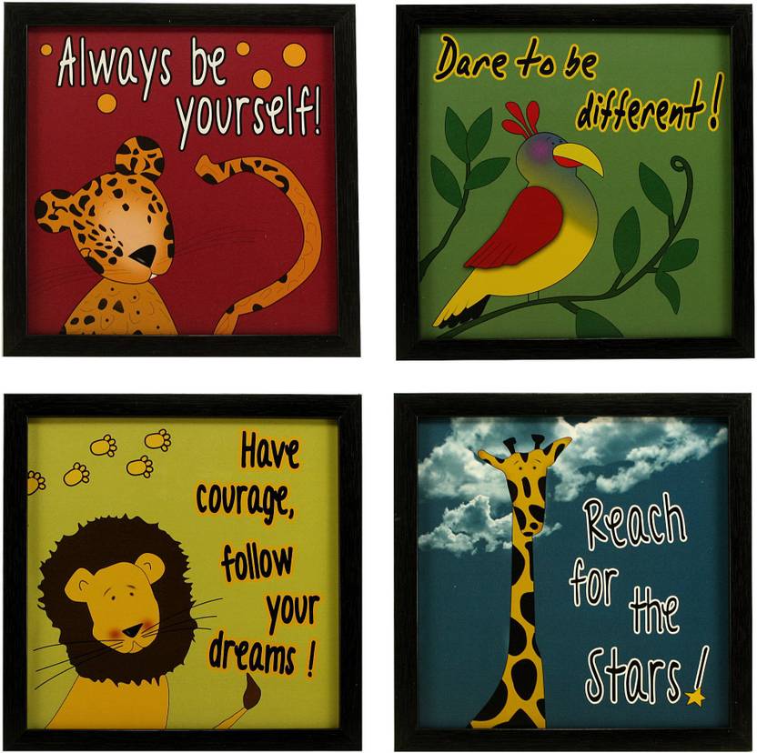 Indianara Kids Room Decor Motivational Quote Digital Reprint 8 7 Inch X 8 7 Inch Painting