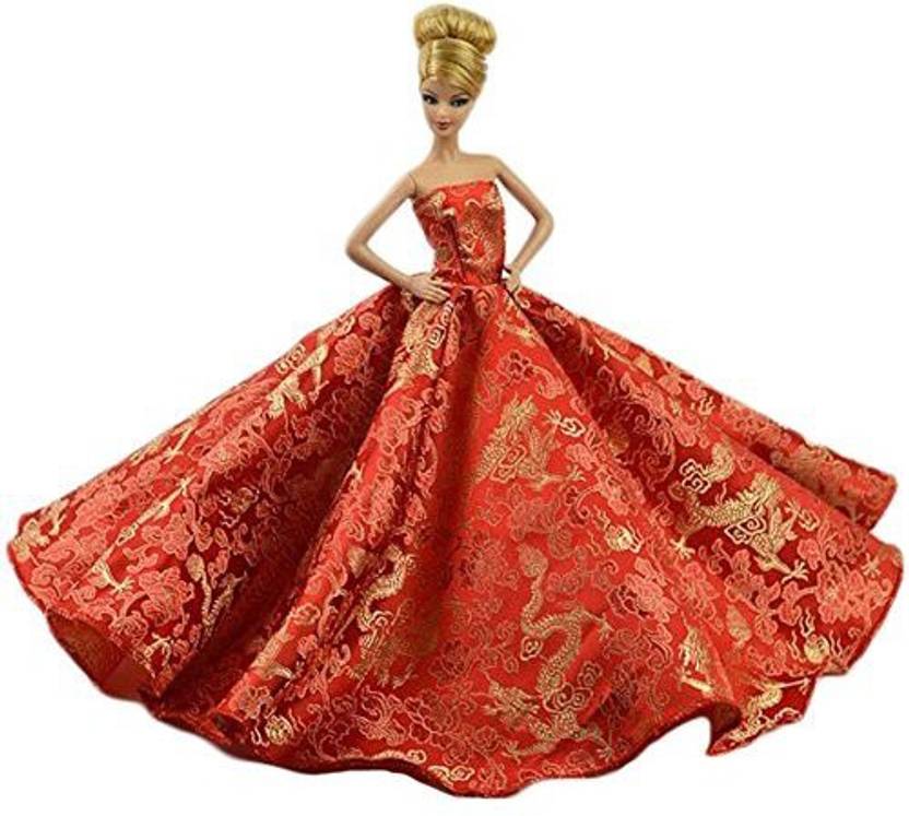 Generic Red Chinese Style Gorgeous Wedding Dress Party Gown For