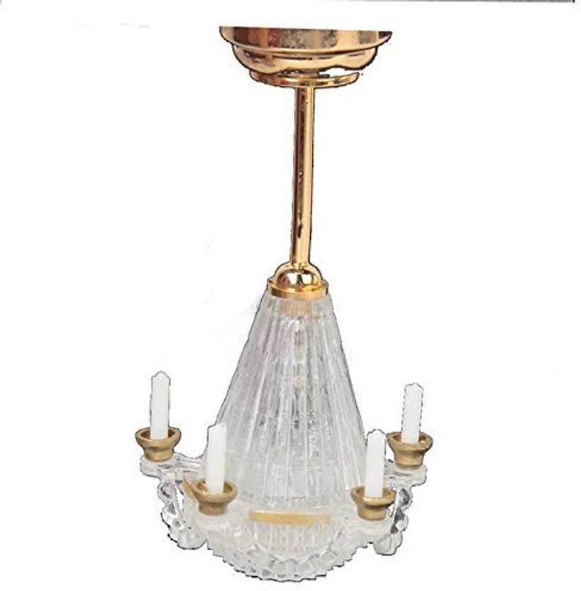 Iraintech Chandelier Ceiling Lighting Lamp For 1 12 Dollhouse Iraintech Chandelier Ceiling Lighting Lamp For 1 12 Dollhouse Miniature With Battery Candle Multicolor