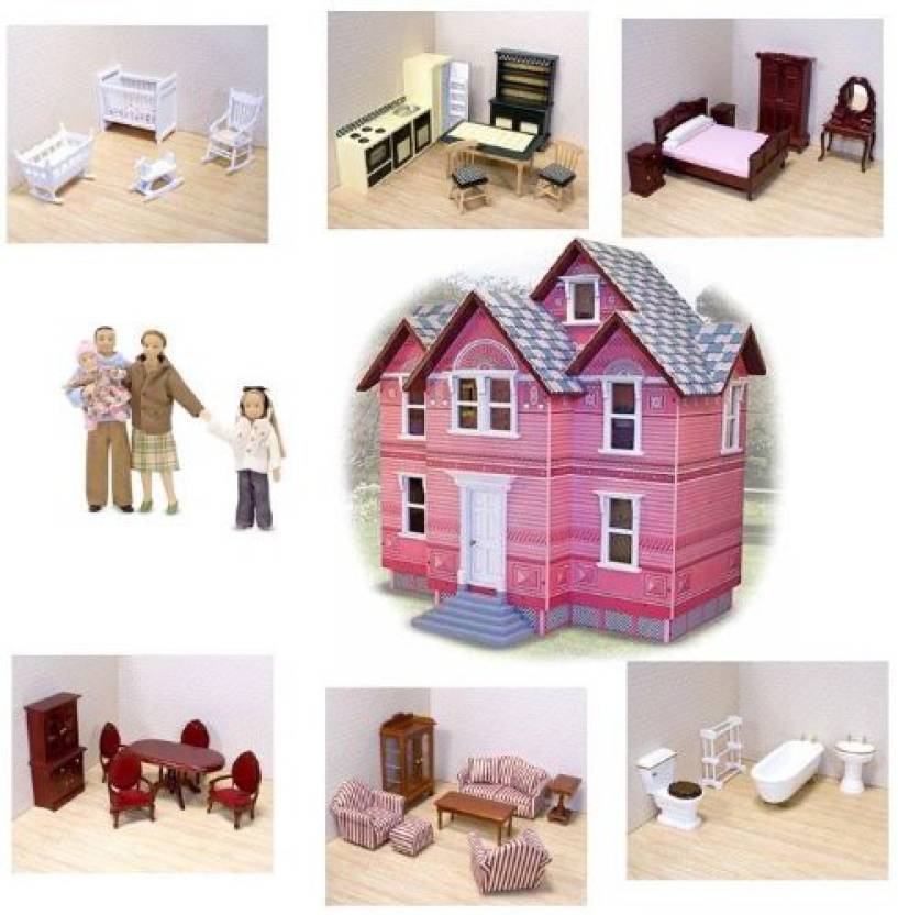 Melissa Doug Victorian Doll House And Furniture Sets Victorian