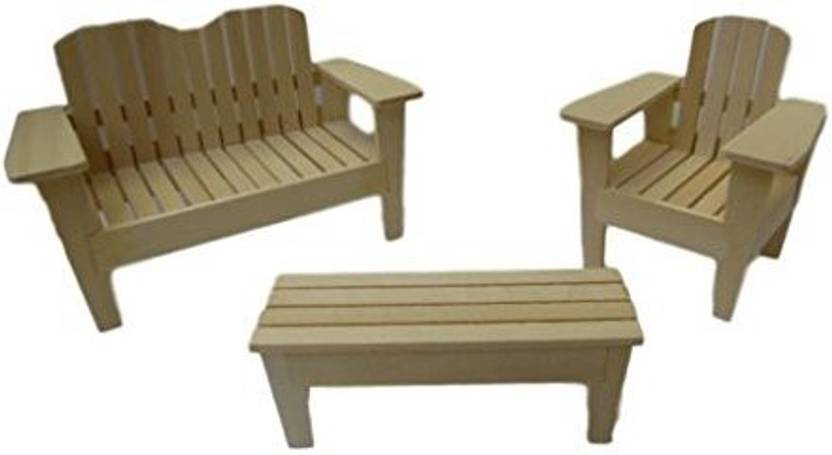 Its Totally Minis Dollhouse Miniature Adirondack Furniture Kit 3