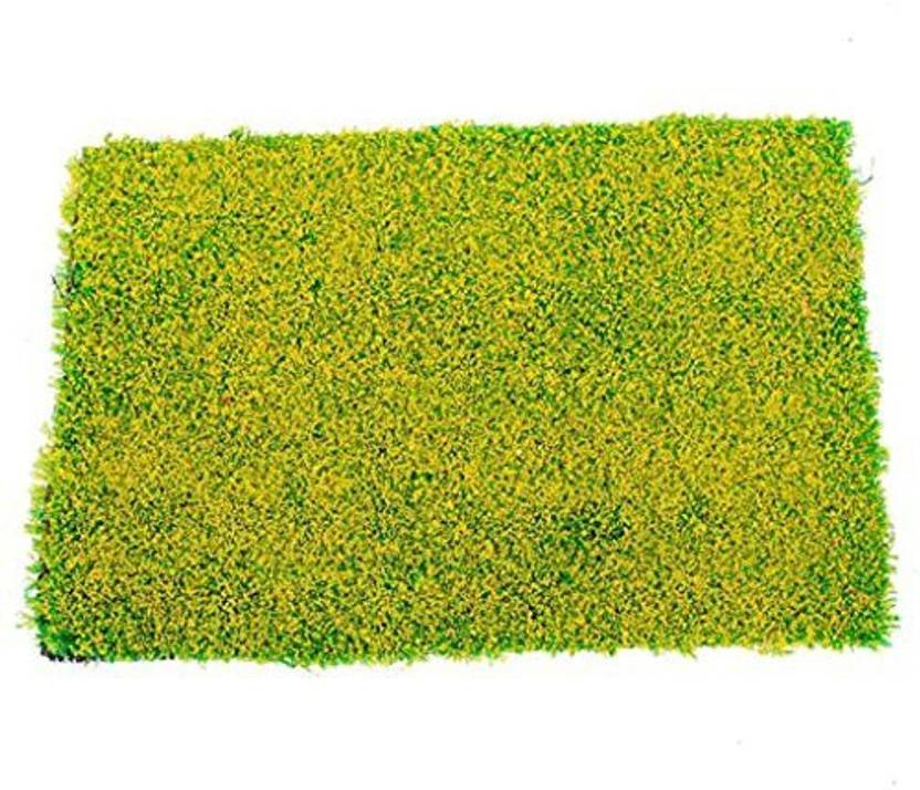 Sodialr Green Grass Mat Railway Model Train Layout 20 X 30cm W