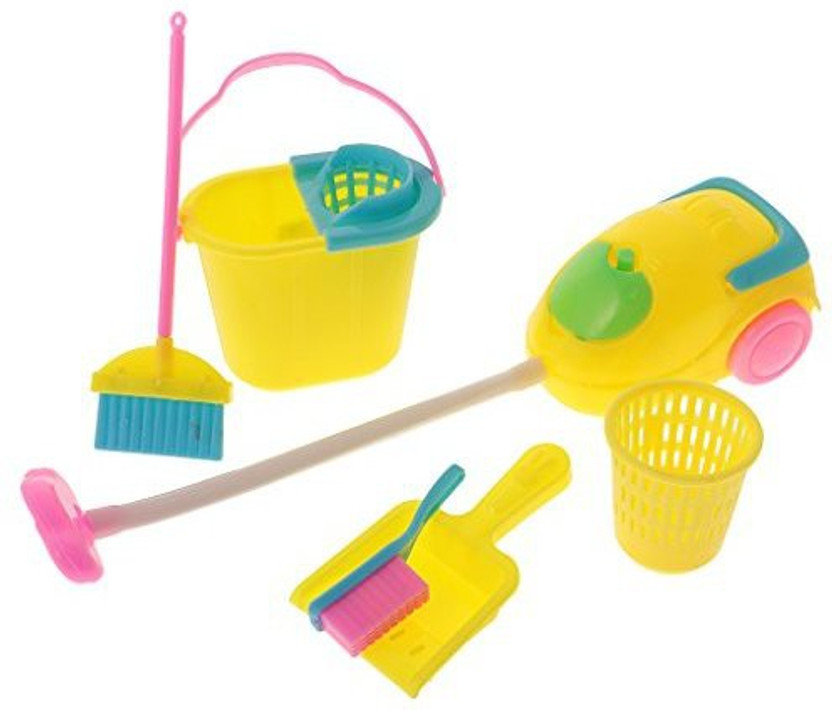 talking broom and dustpan toy