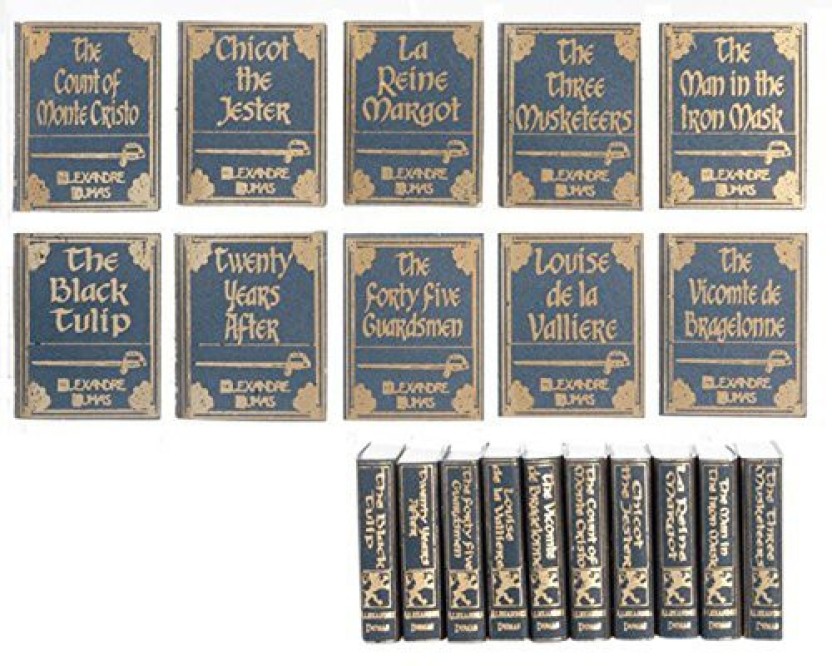 Foltz /& Co. Dollhouse Miniature Set of 10 Epic Poems in Hardcover Books by R.B