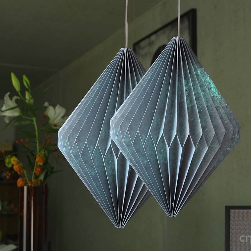 Lal Haveli Decorative Handmade Hanging Paper Lantern Night Light
