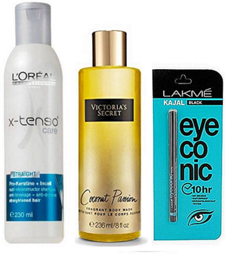 L Oreal Paris X Tenso Care Shampoo Lakme Eyeconic Kajal