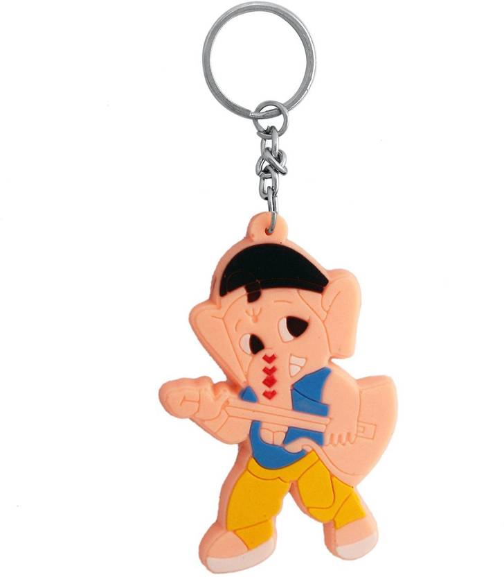 stuard Silicon Keychains Ganesha Ganesh Cartoon Rubber God Ganpati