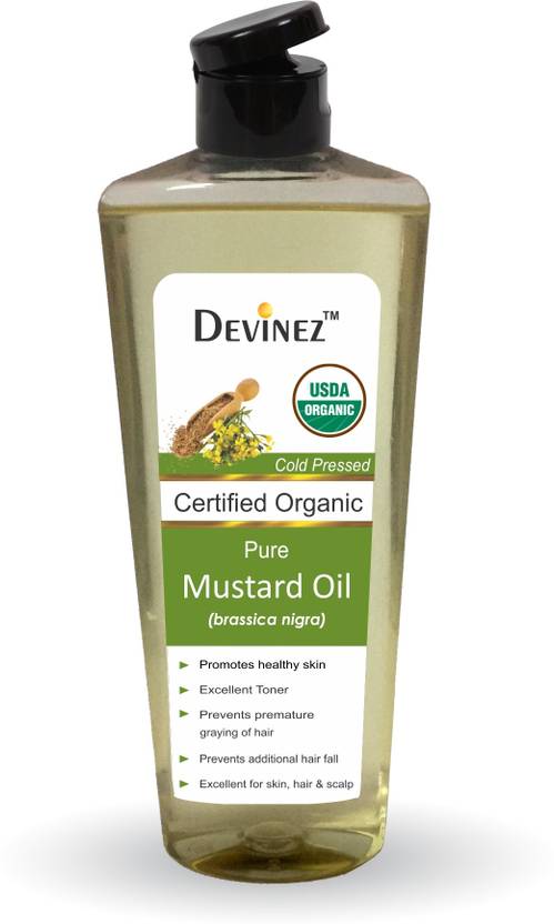 Devinez Mustard Oil 100 Pure Organic Natural Undiluted For