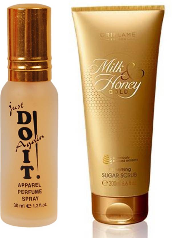 Oriflame Sweden Milk Honey Gold Smoothing Sugar Scrub 200ml 31601